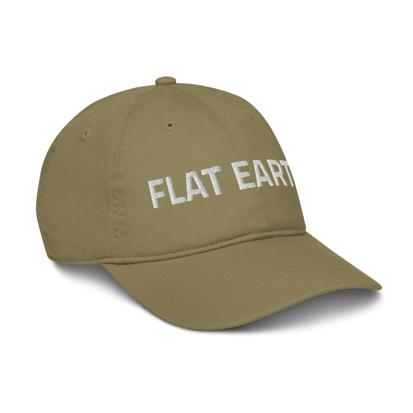 FLAT EARTH 100% Organic Cotton Dad Hat Baseball Cap