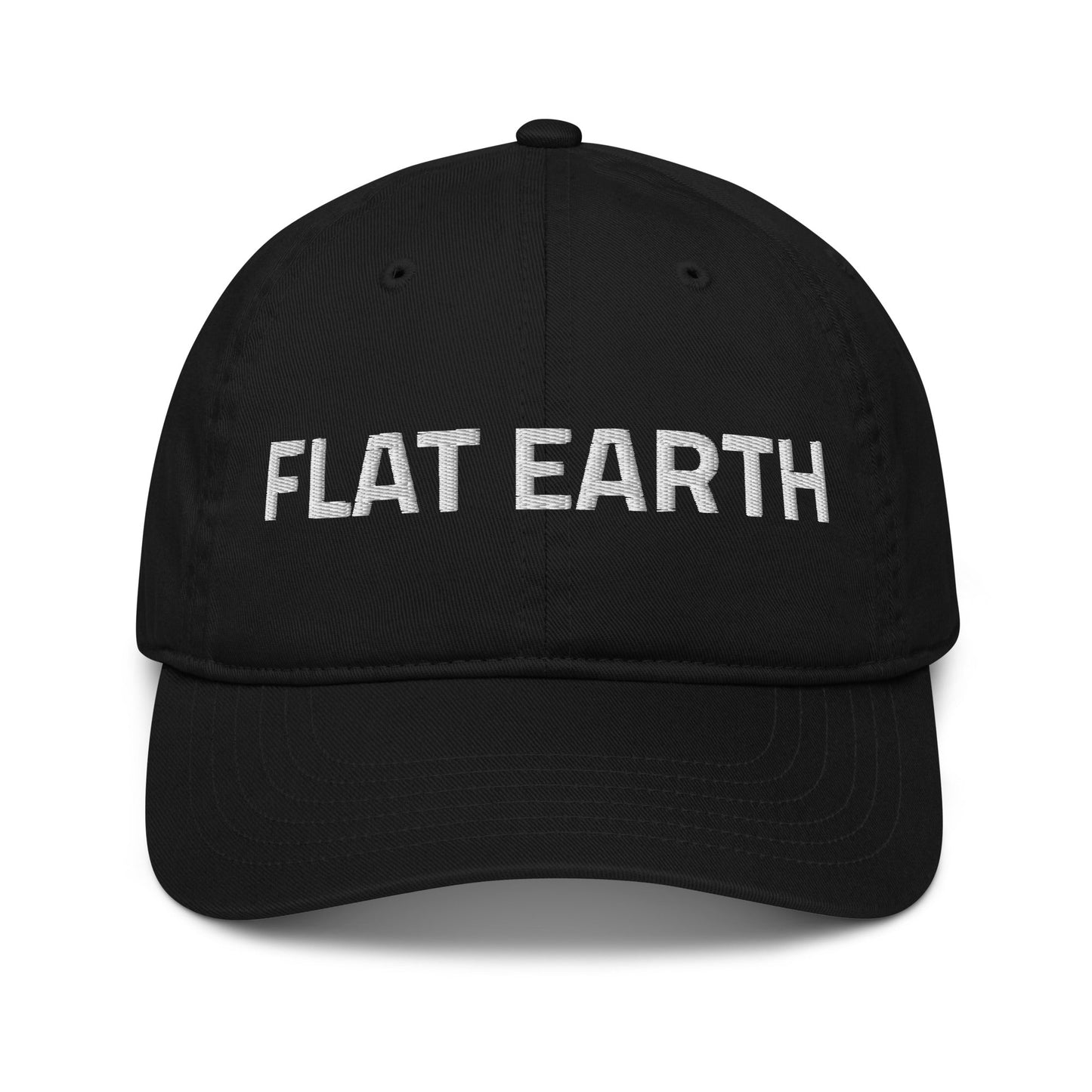 FLAT EARTH 100% Organic Cotton Dad Hat Baseball Cap