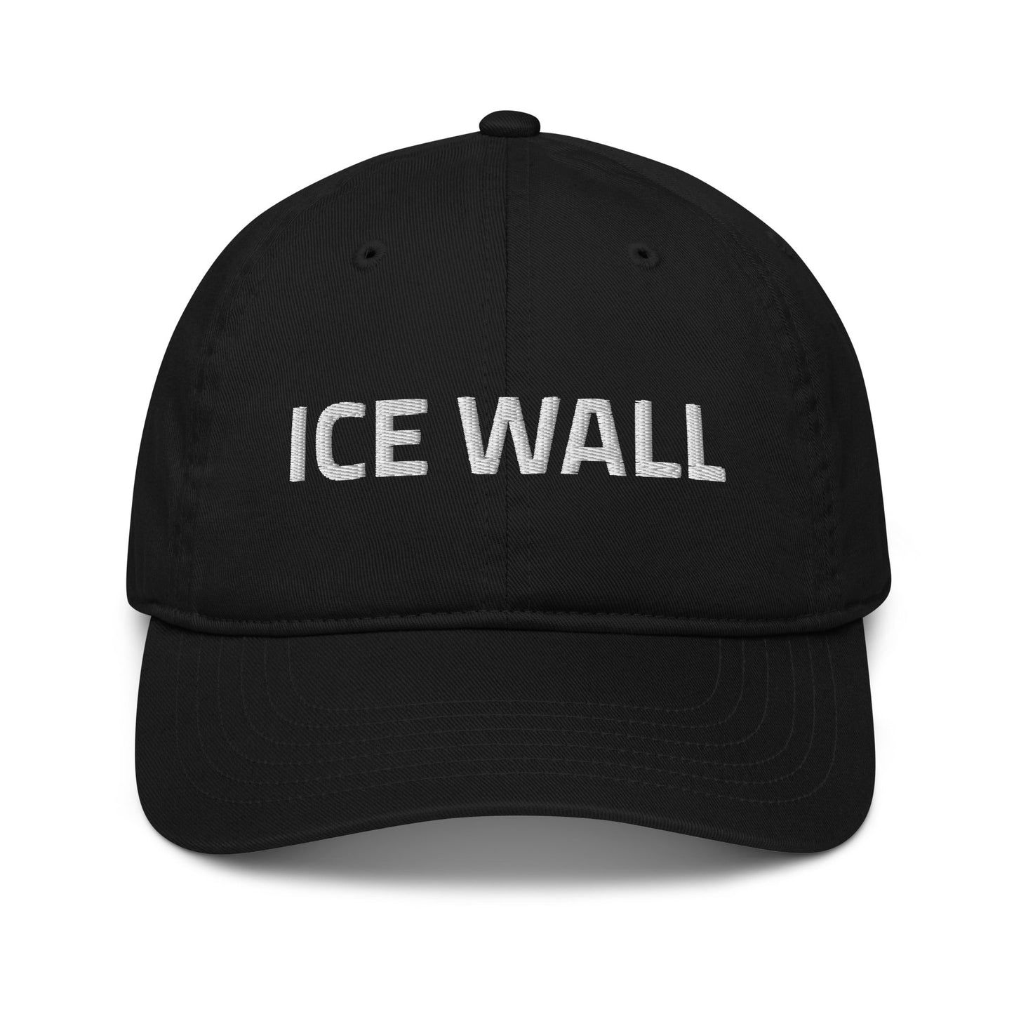 ICE WALL 100% Organic Cotton Dad Hat Baseball Cap