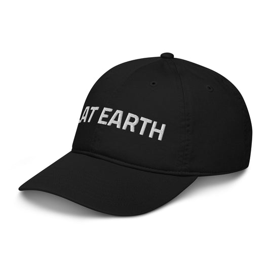 FLAT EARTH 100% Organic Cotton Dad Hat Baseball Cap