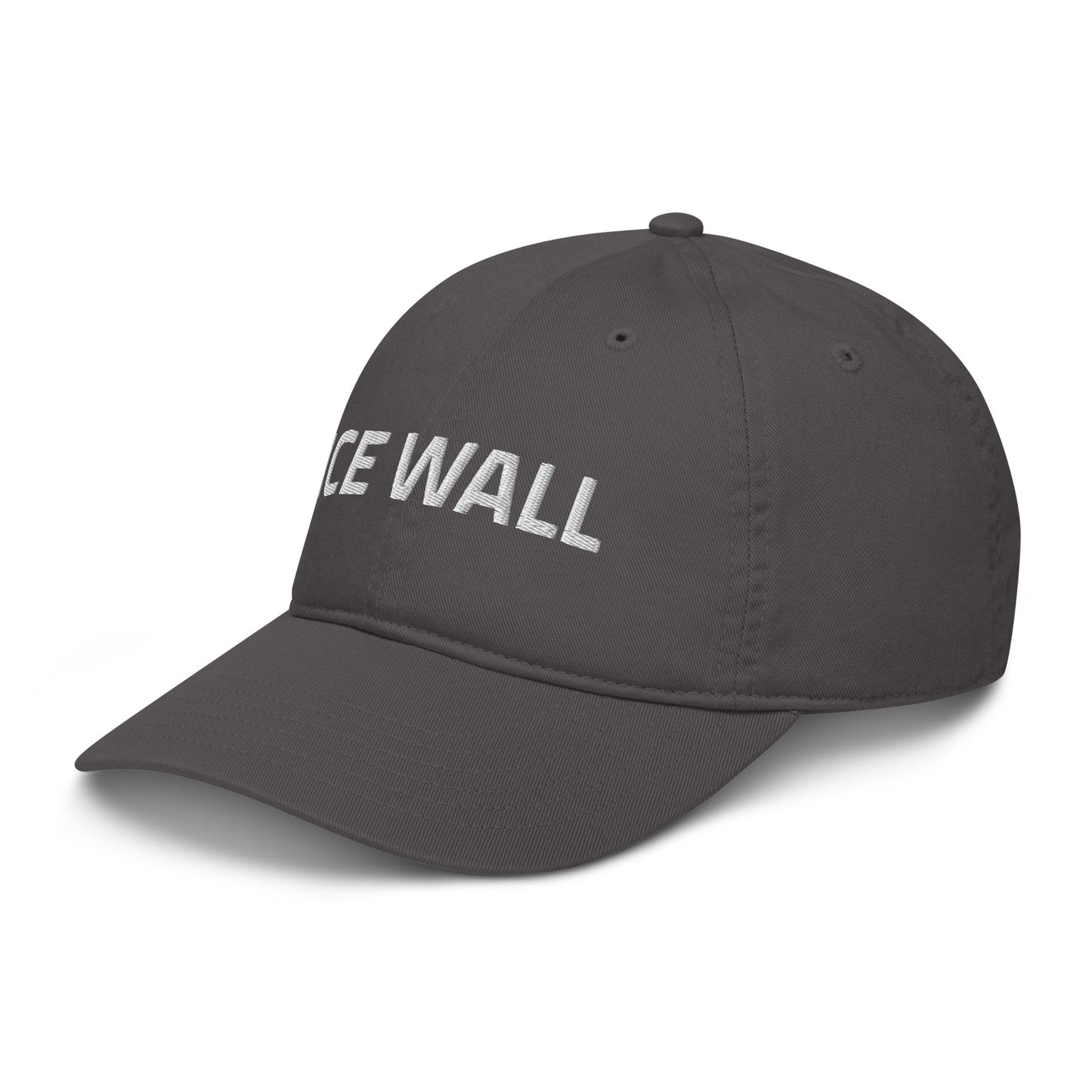 ICE WALL 100% Organic Cotton Dad Hat Baseball Cap