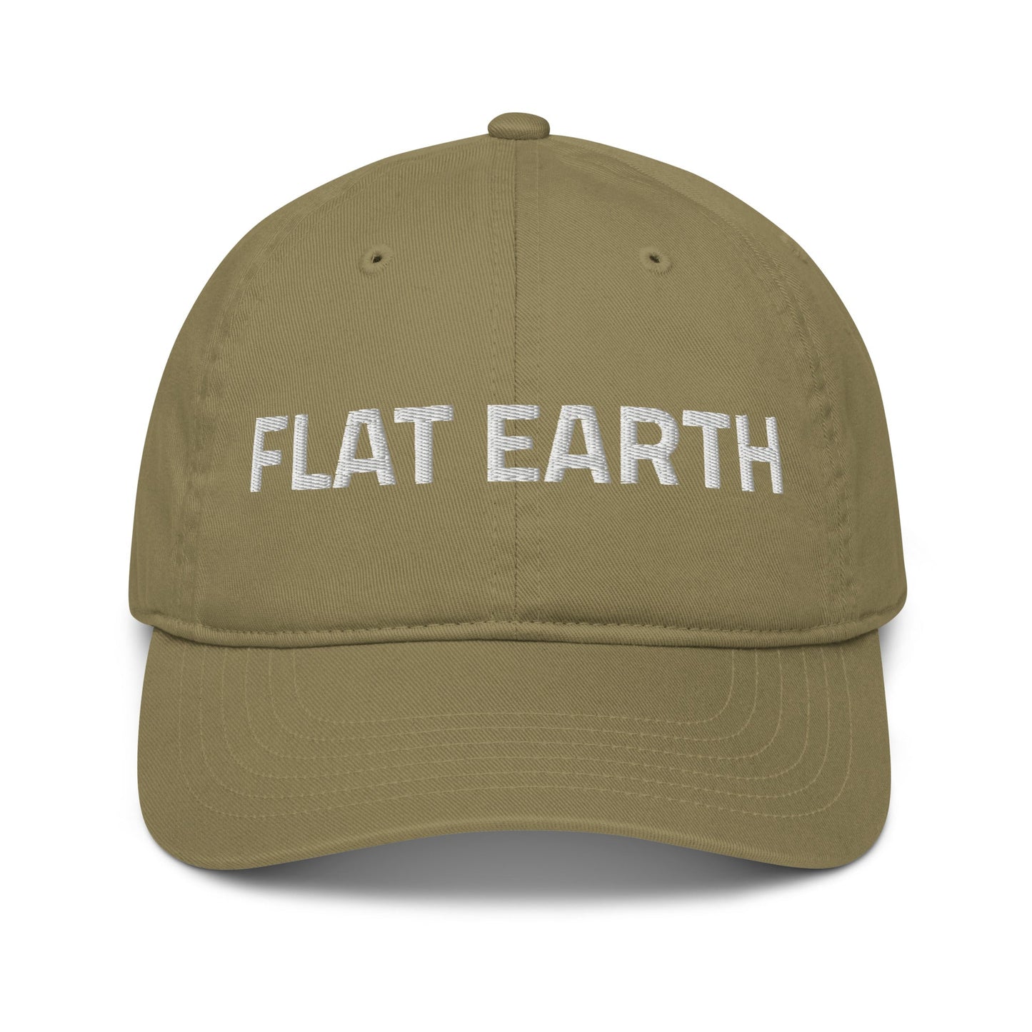 FLAT EARTH 100% Organic Cotton Dad Hat Baseball Cap