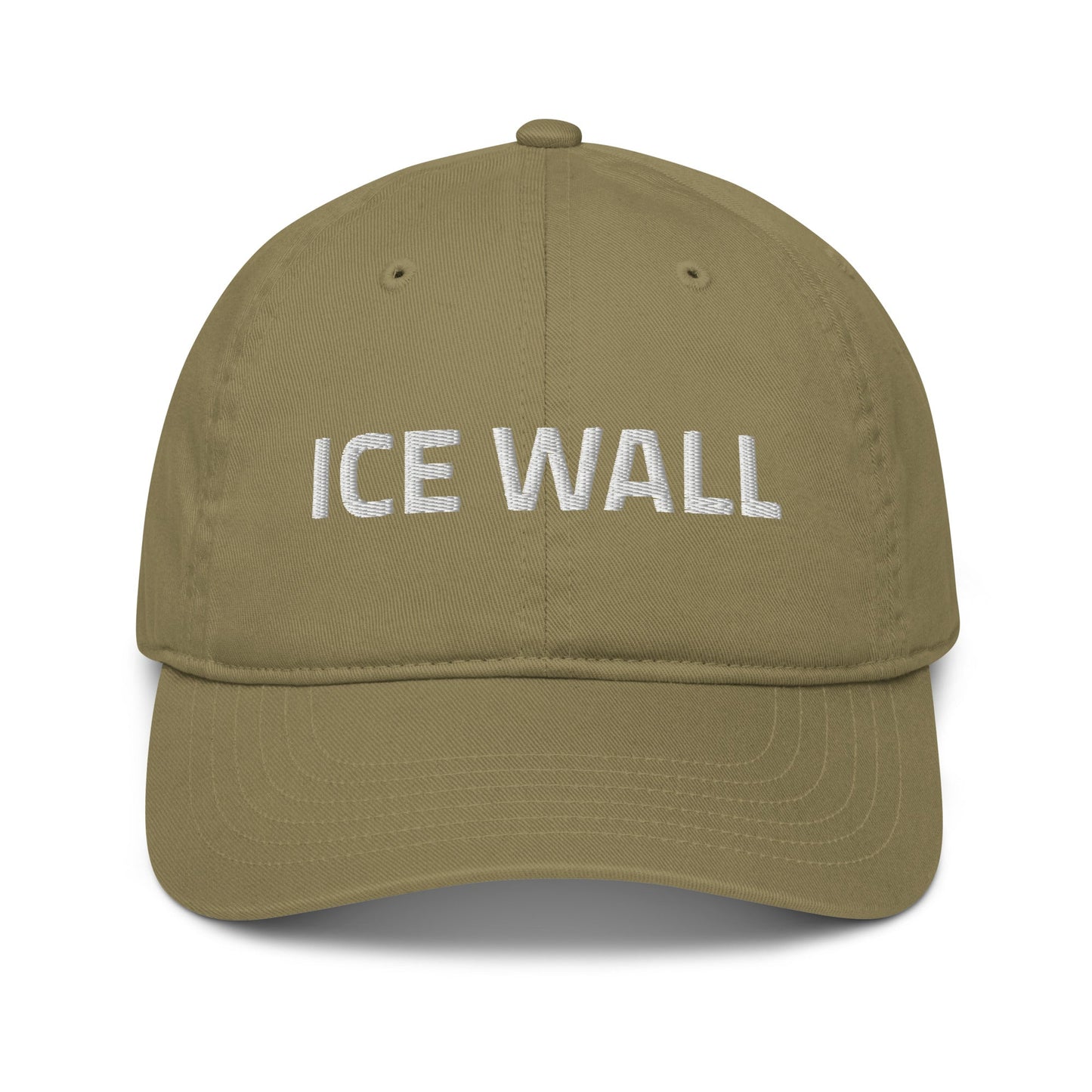 ICE WALL 100% Organic Cotton Dad Hat Baseball Cap
