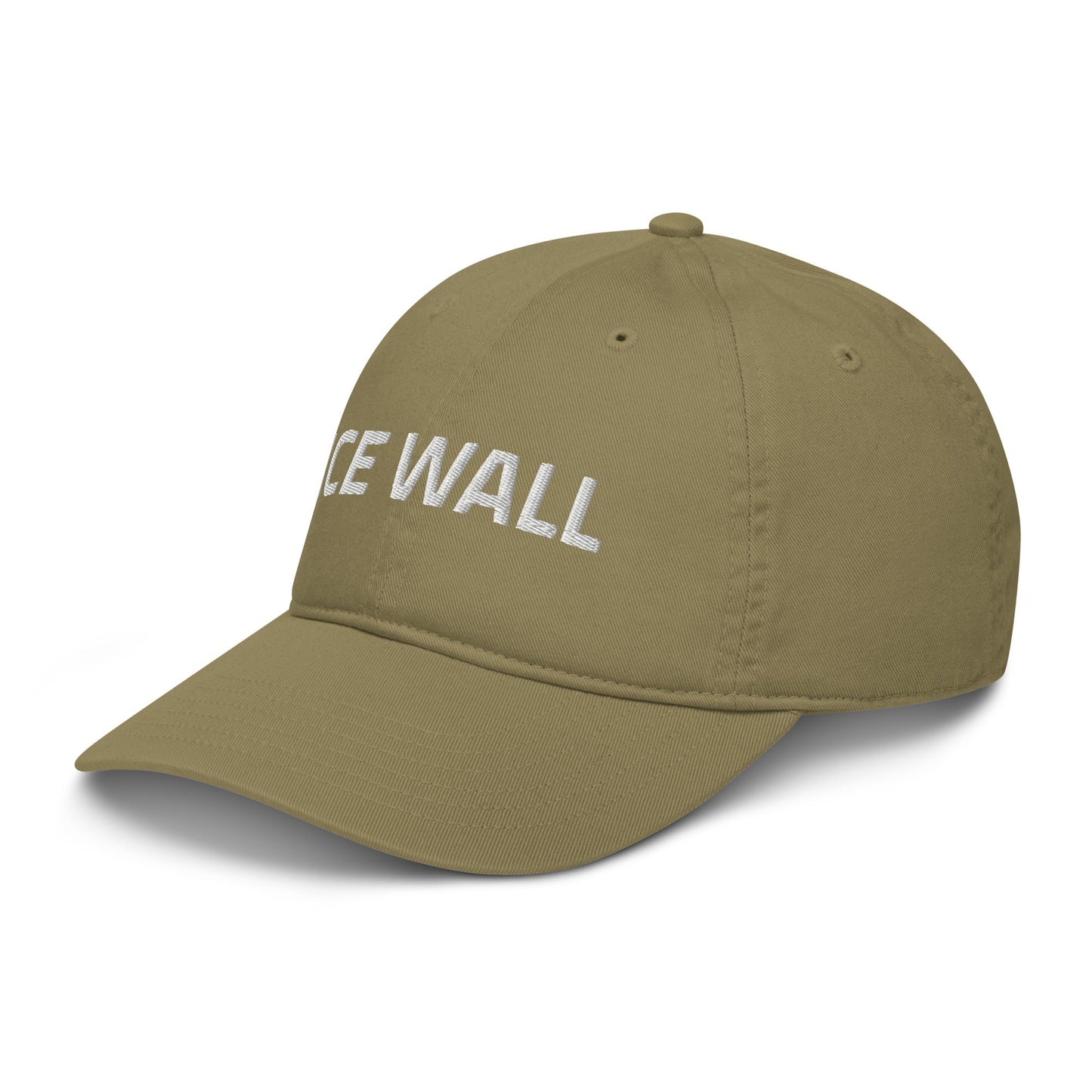 ICE WALL 100% Organic Cotton Dad Hat Baseball Cap