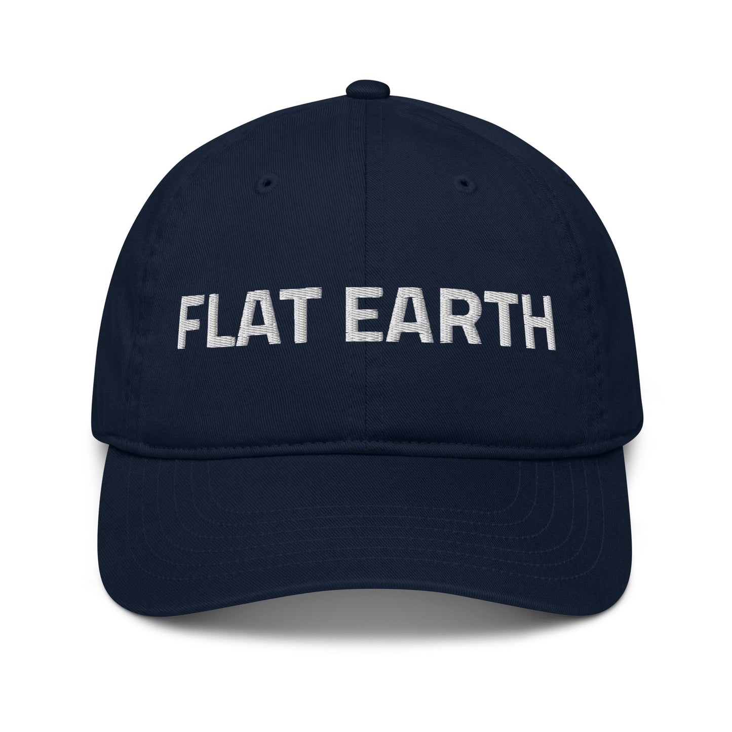FLAT EARTH 100% Organic Cotton Dad Hat Baseball Cap