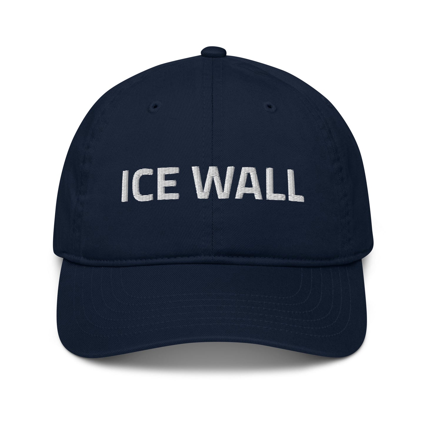 ICE WALL 100% Organic Cotton Dad Hat Baseball Cap