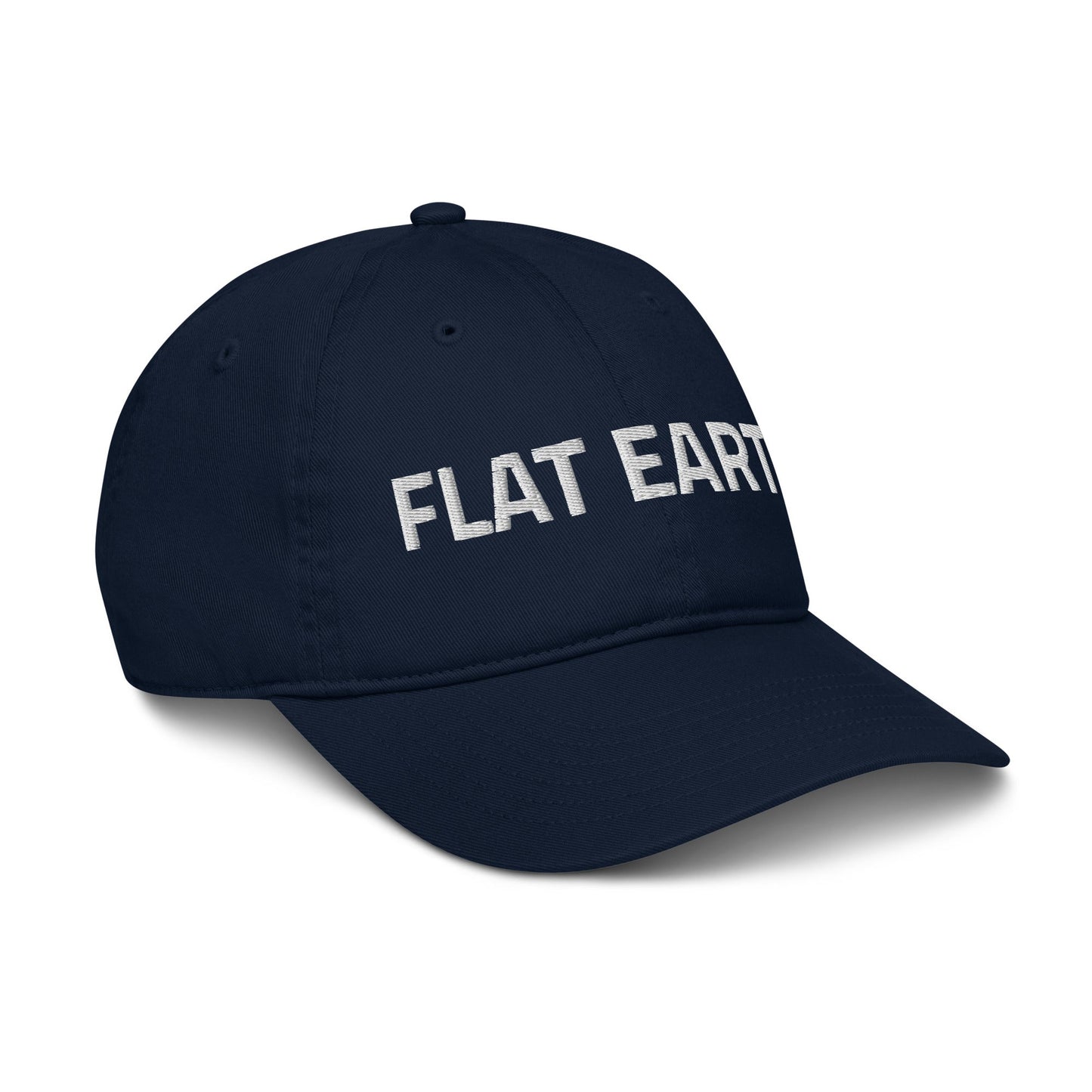 FLAT EARTH 100% Organic Cotton Dad Hat Baseball Cap
