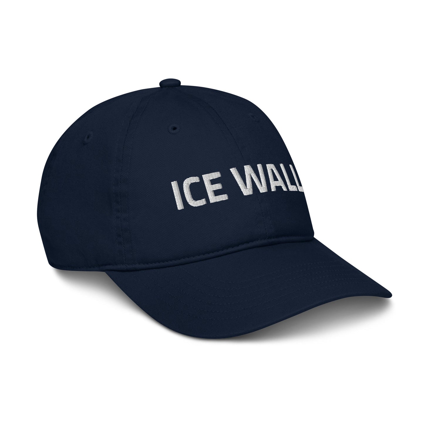 ICE WALL 100% Organic Cotton Dad Hat Baseball Cap