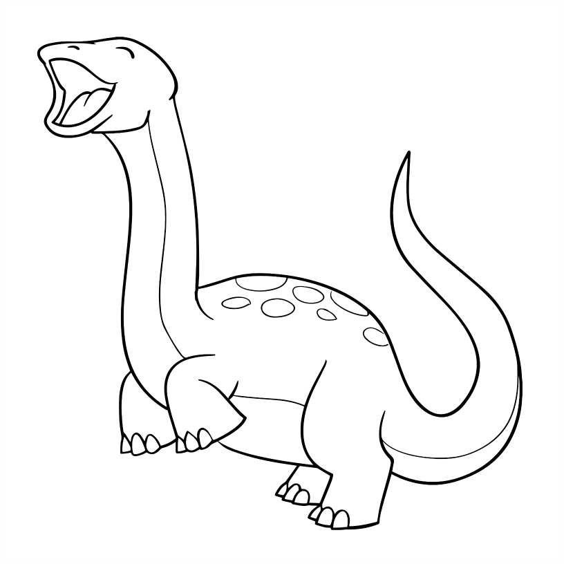 Dinosaur Colouring Book - 55 Bold and Simple Designs for Children
